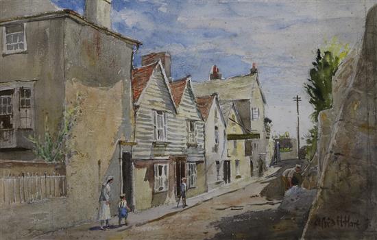 Alfred Hart A Bright Morning, Lyme Regis, all unframed